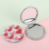 Made Of Eco-Friendly Materials, The Glass Mirror Is Clear And The Silver Plating Is Beautiful, Three Types Of 60*60mm Round Cosmetic Mirrors Are Available, A Must-Have Selection For Gift Giving